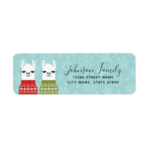 Llama Return Address Labels