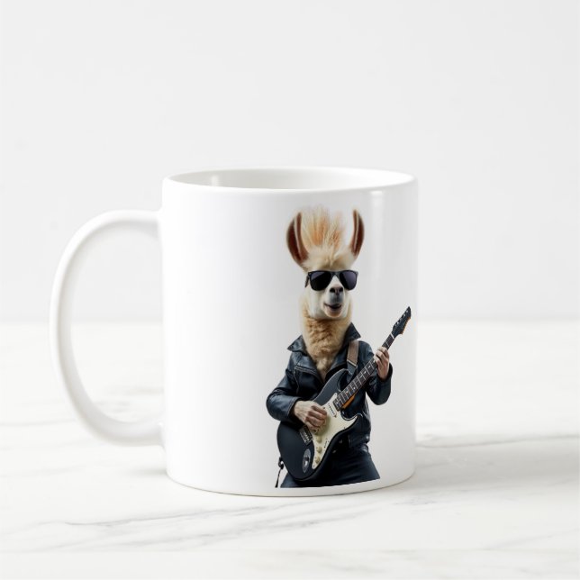 Llama rockstar coffee mug (Left)