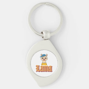 Llama’s Beauty in Details Key Ring
