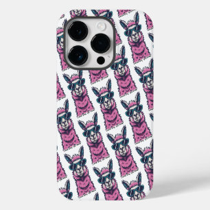 Llama say you Rock Quirky pose in sunglasses iPhone 14 Pro Case