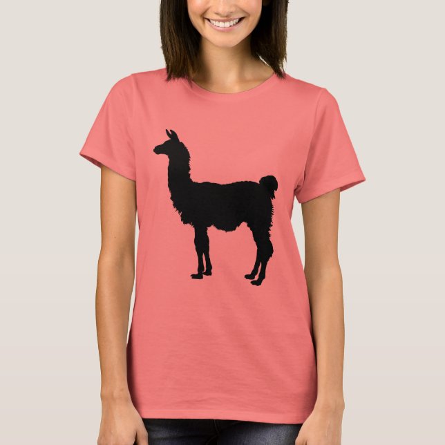 Llama silhouette T-Shirt (Front)