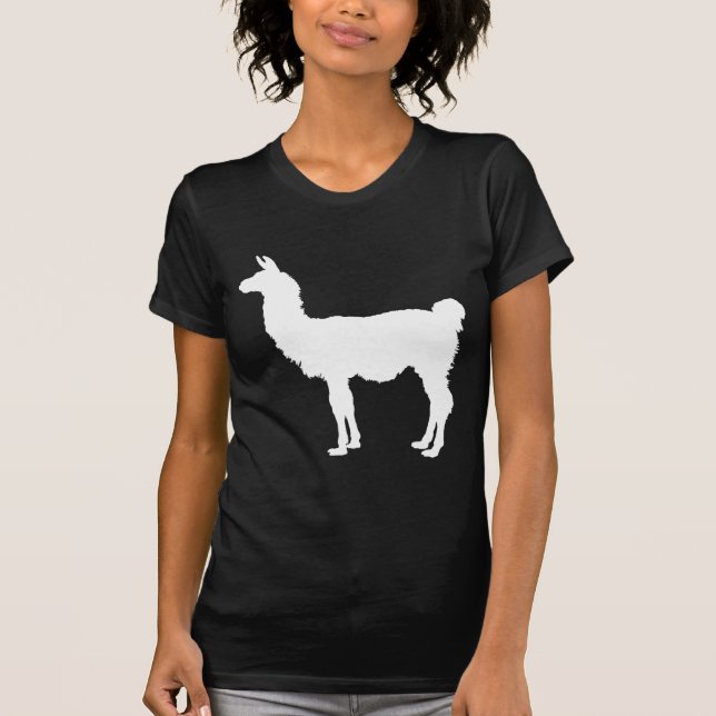 Llama silhouette T-Shirt (Front)