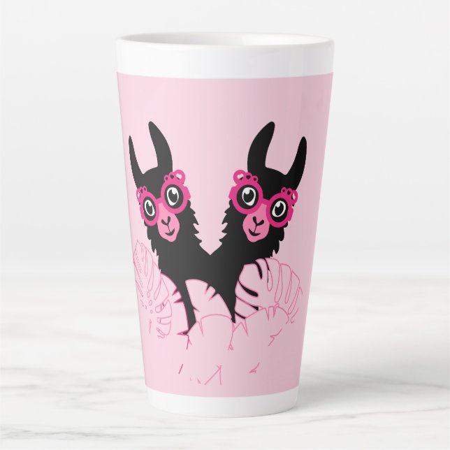 Llama Sisters Latte Mug (Front)