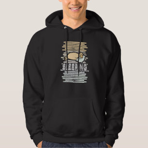 Llama, Sleeping Sleeping Alpaca, Camel, Late Ris Hoodie