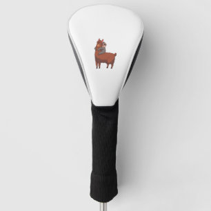 LLAMA SLOTH HUGGING GOLF HEAD COVER