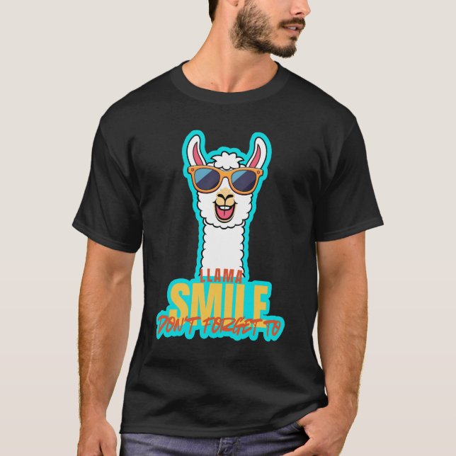 Llama Smile T-Shirt (Front)