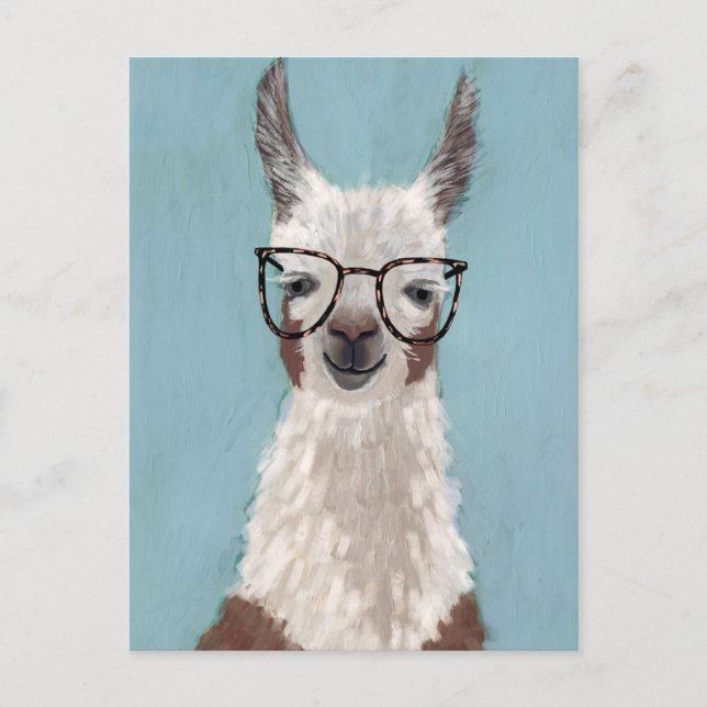 Llama Specs - Oversized Glasses Postcard (Front)