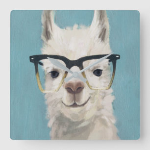 Llama Specs - Square Wall Clock