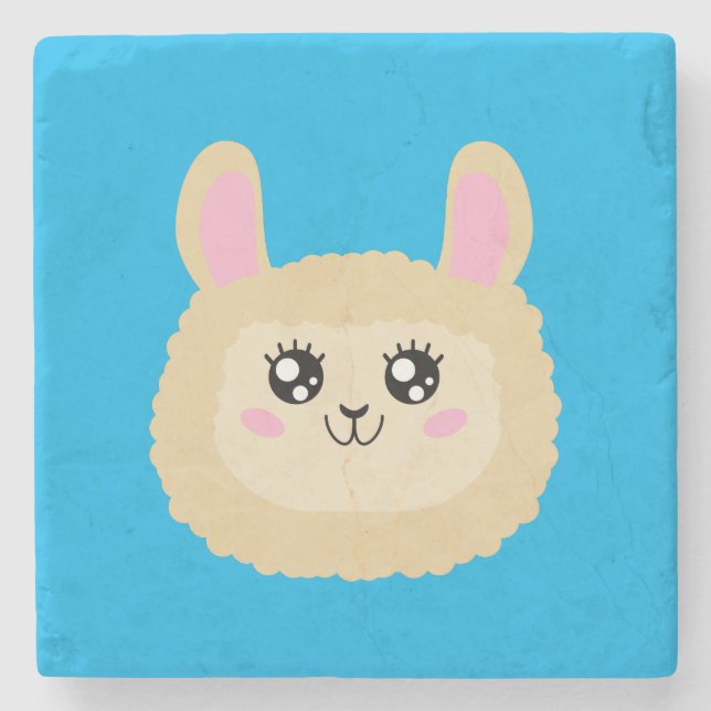 Llama Stone Coaster (Front)