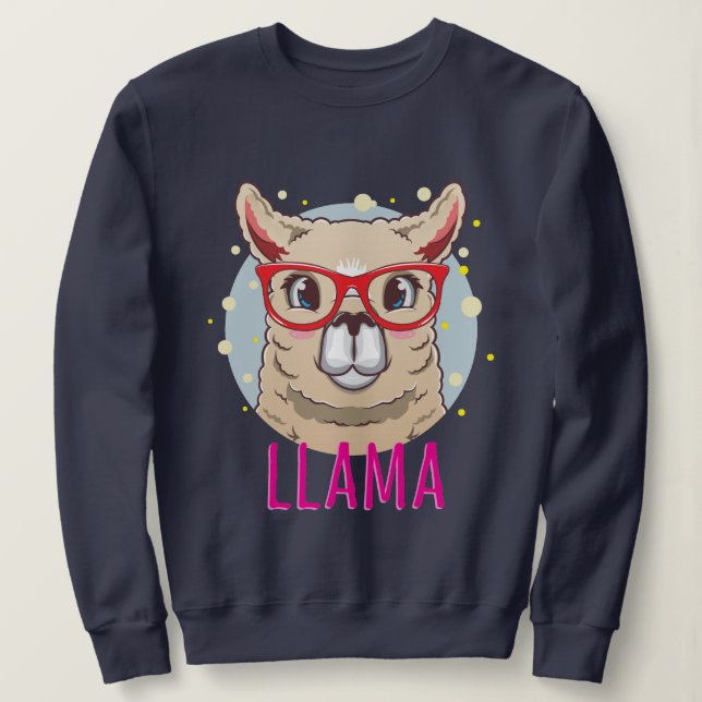 Llama Sweatshirt (Design Front)