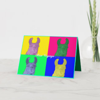 Llama Sweet Pea: The Wise Matriarch Llama Card