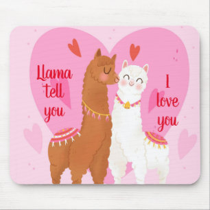 Llama Tell you Mouse Pad