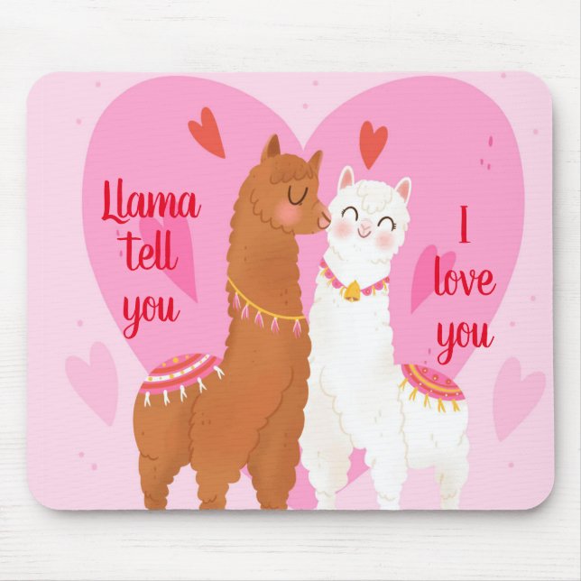 Llama Tell you  Mouse Pad (Front)