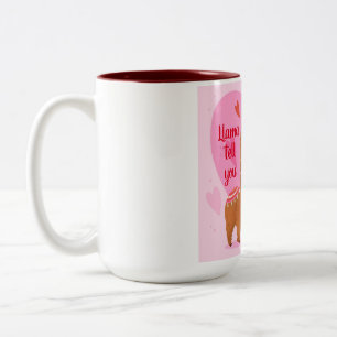 Llama Tell you Two-Tone Coffee Mug