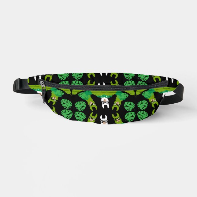Llama Themed Print Bum Bags (Front)