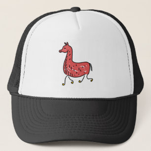 llama trucker hat