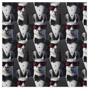Llama Tux Sunglasses Pattern Fabric