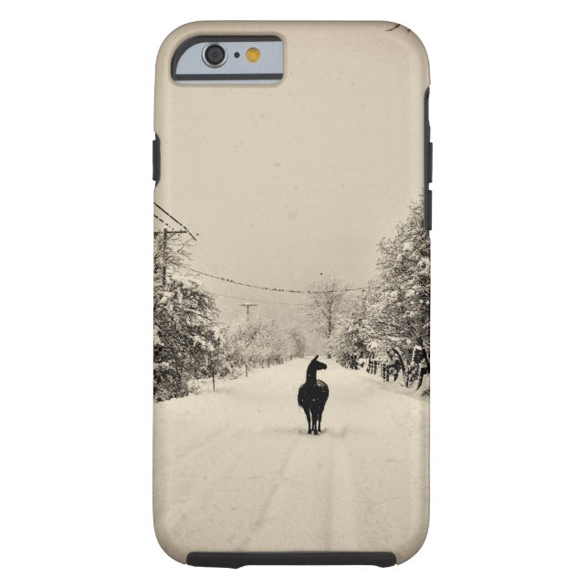 llama winter Case-Mate iPhone case (Back)