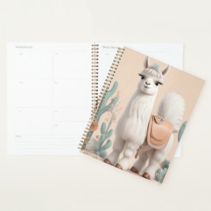 Llama with Saddle in the Desert Planner