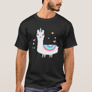 Llamacorn Great and Cute Llama Unicorn Premium T-Shirt