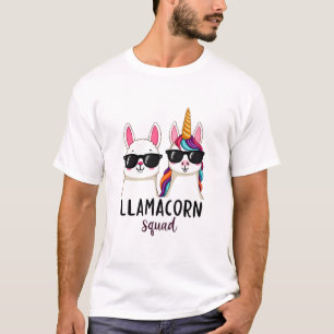 Llamacorn Squad Funny Unicorn Llama Squad Christma T-Shirt