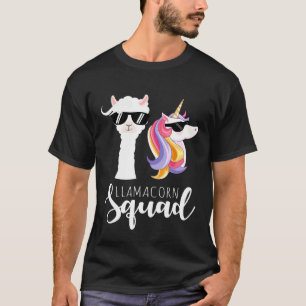 Llamacorn Squad Unicorn Llama Squad Christmas T-Shirt