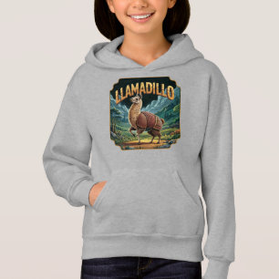Llamadillo Illustration – Llama Armadillo Funny