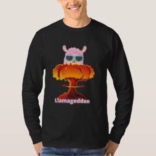 Llamageddon Alpacalypse Weird Alpaca Llama  3 T-Shirt