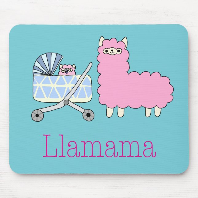 Llamama Mouse Pad (Front)