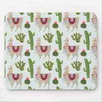 Llamarama Collection | Cactus & Llama Pattern