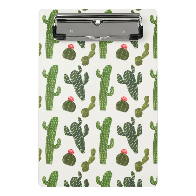 Llamarama Collection | Cute Cactus Mini Clipboard (Front)