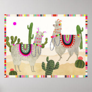 Llamarama Collection   Cute Lllamas Poster