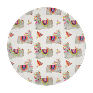 Llamarama Collection Pattern II Cutting Board
