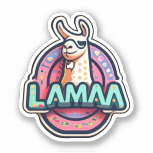 Llamas and Laughter Decorate with Llama Stickers