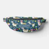 Llamas In Sunglasses Pattern