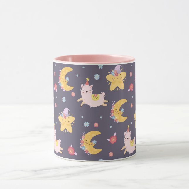 Llamas In The Sky Mug (Center)