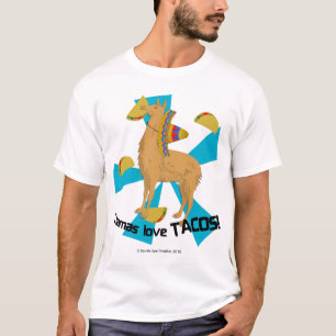 Llamas Love Tacos! T-Shirt