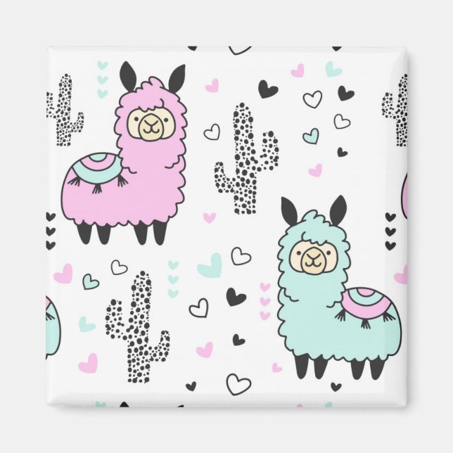 Llamas Magnet (Front)