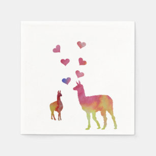 Llamas Napkin