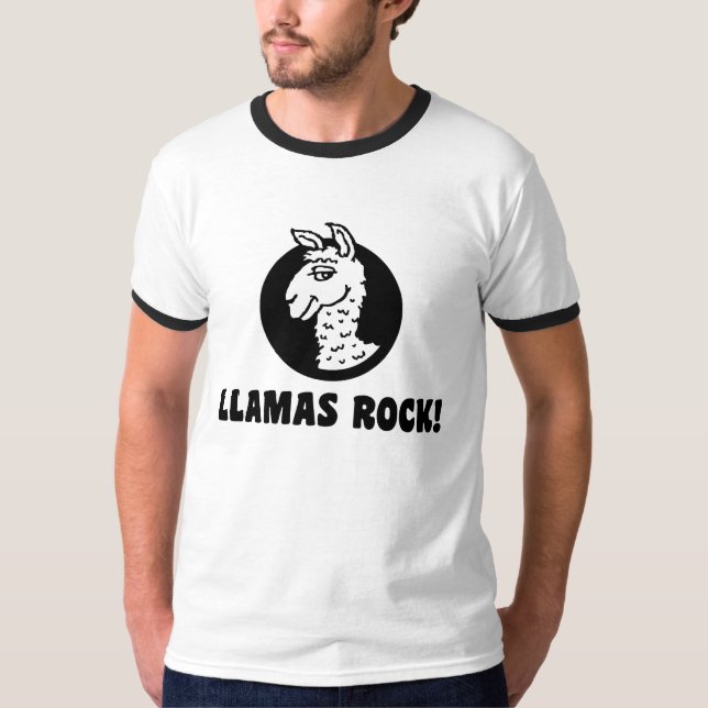 Llamas Rock T-Shirt (Front)