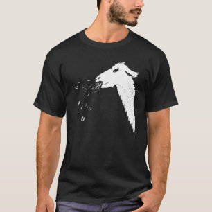 Llamas Spit Cheeky Spitting Llama T-Shirt
