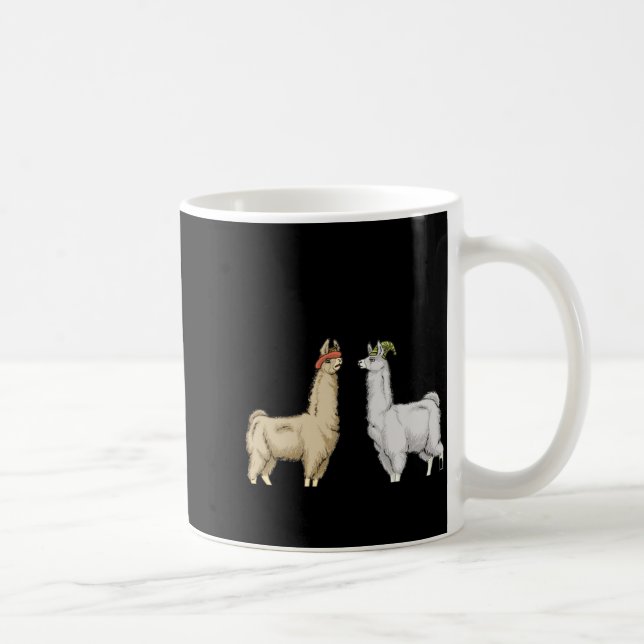 Llamas With Hats Carl  Coffee Mug (Right)