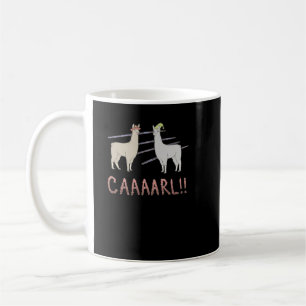 Llamas with Hats - Carl!  Coffee Mug