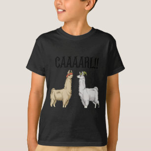 Llamas With Hats Carl  T-Shirt