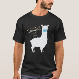 Llamask On Design For Llama Alpaca Fans T-Shirt