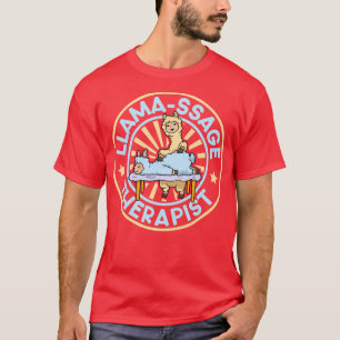 Llamassage Therapist Llama Masseur T-Shirt