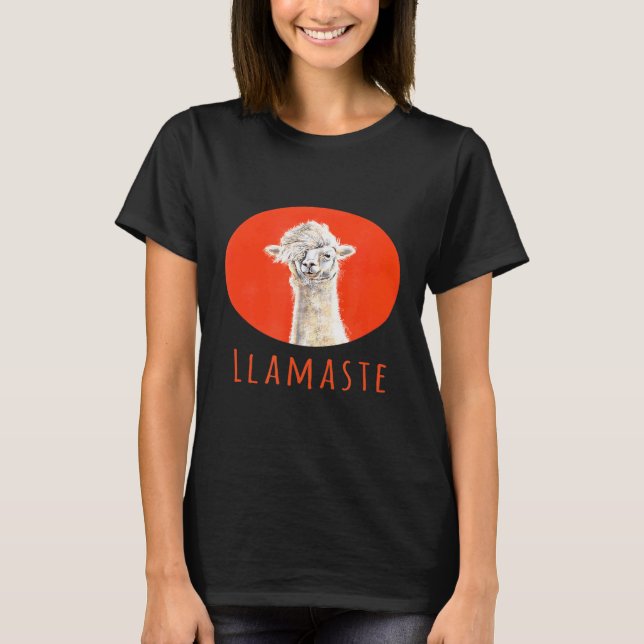 Llamaste  Dali Llama T-Shirt (Front)