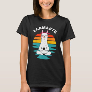 Llamaste Namaste Zen Yoga Llama Feng Shui 1 T-Shirt