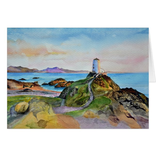 'Llanddwyn Island Lighthouse,' Anglesey (Front Horizontal)