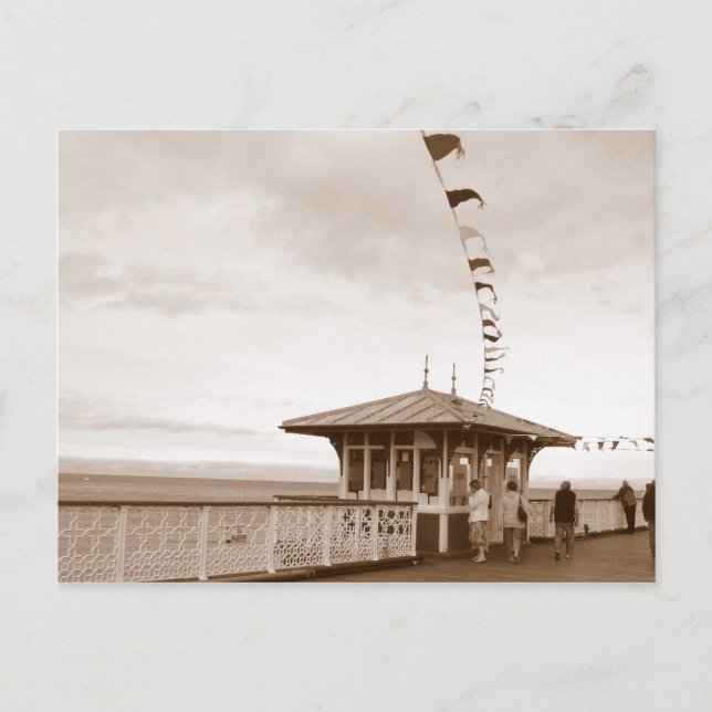 Llandudno pier North Wales Postcard (Front)